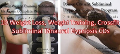weight training, weight loss, weight lifting, bodybuilding, crossfit, weightloss  hypnosis binaural audio cds